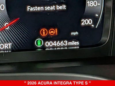 2026 Acura Integra Type S