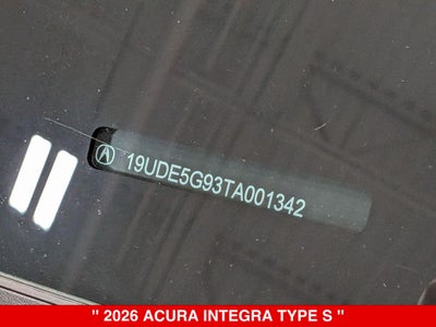 2026 Acura Integra Type S