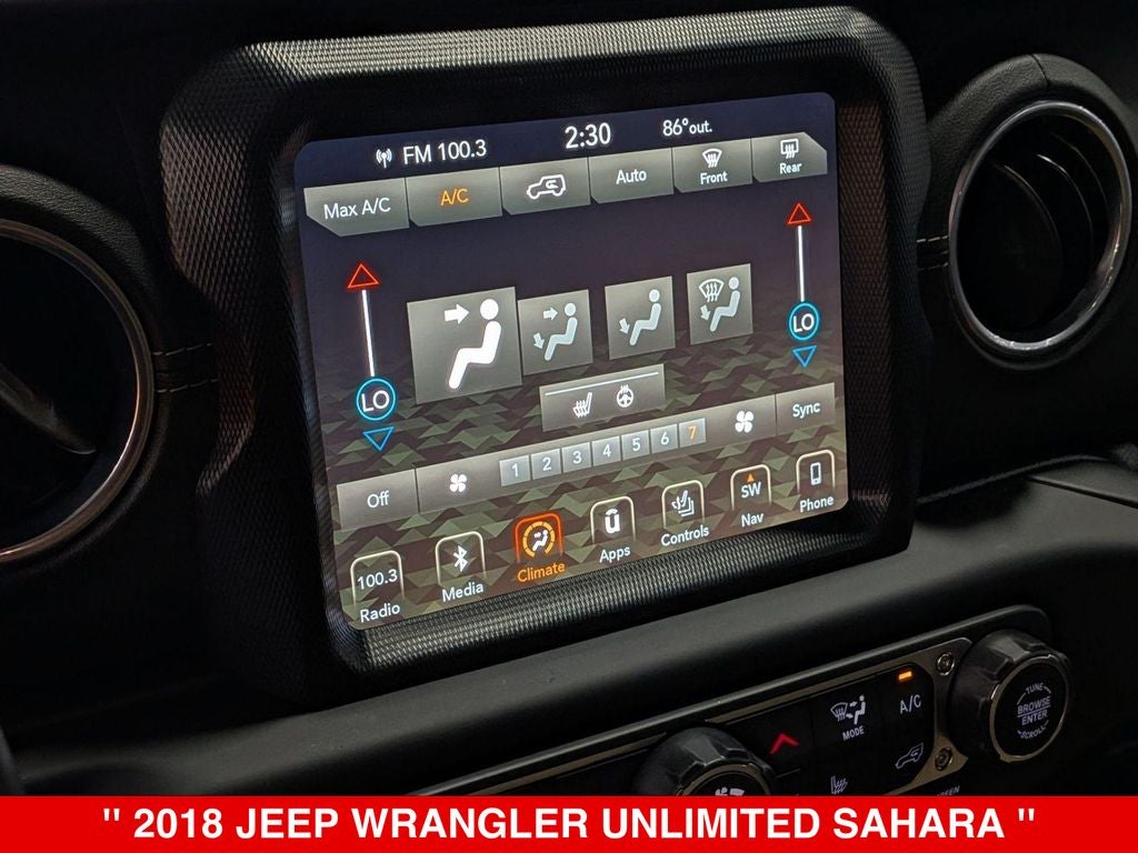 2018 Jeep Wrangler Unlimited Sahara