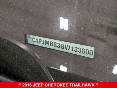 2016 Jeep Cherokee Trailhawk