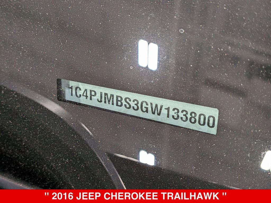 2016 Jeep Cherokee Trailhawk
