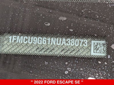 2022 Ford Escape SE