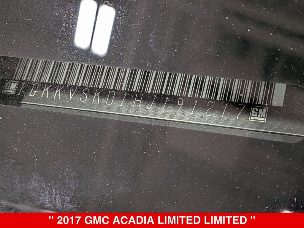 2017 GMC Acadia Limited Limited
