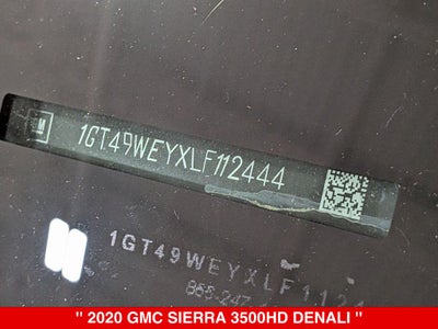2020 GMC Sierra 3500HD Denali