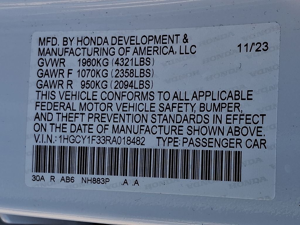 2024 Honda Accord EX