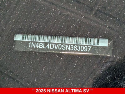 2025 Nissan Altima SV