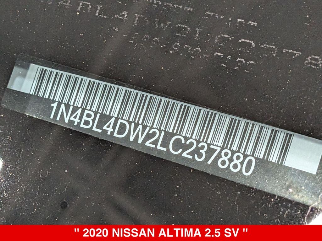 2020 Nissan Altima 2.5 SV