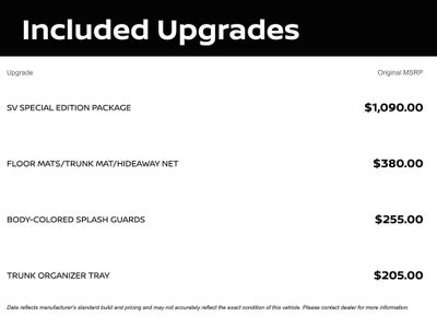 2025 Nissan Altima SV Special Edition