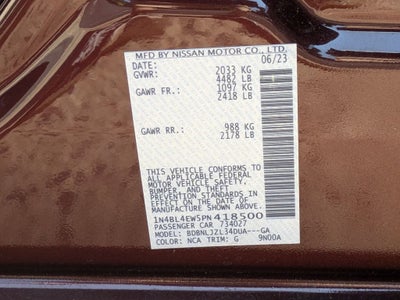 2023 Nissan Altima SL