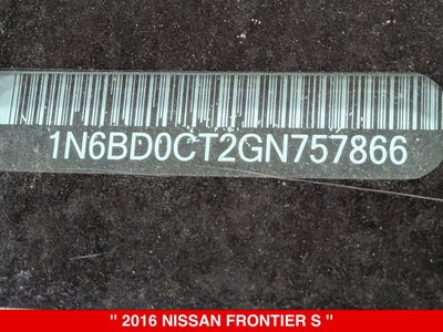 2016 Nissan Frontier S