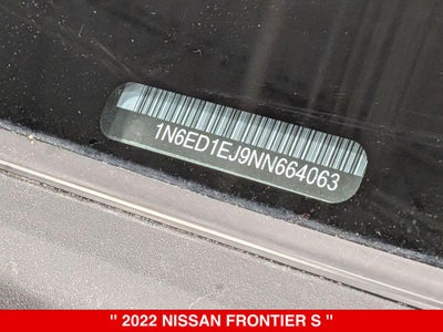 2022 Nissan Frontier Crew Cab S