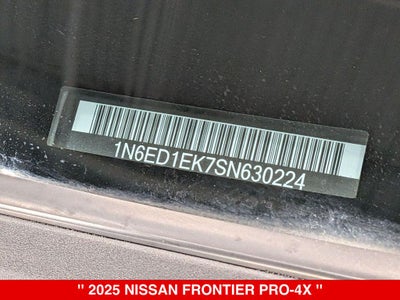 2025 Nissan Frontier Crew Cab PRO-4X®
