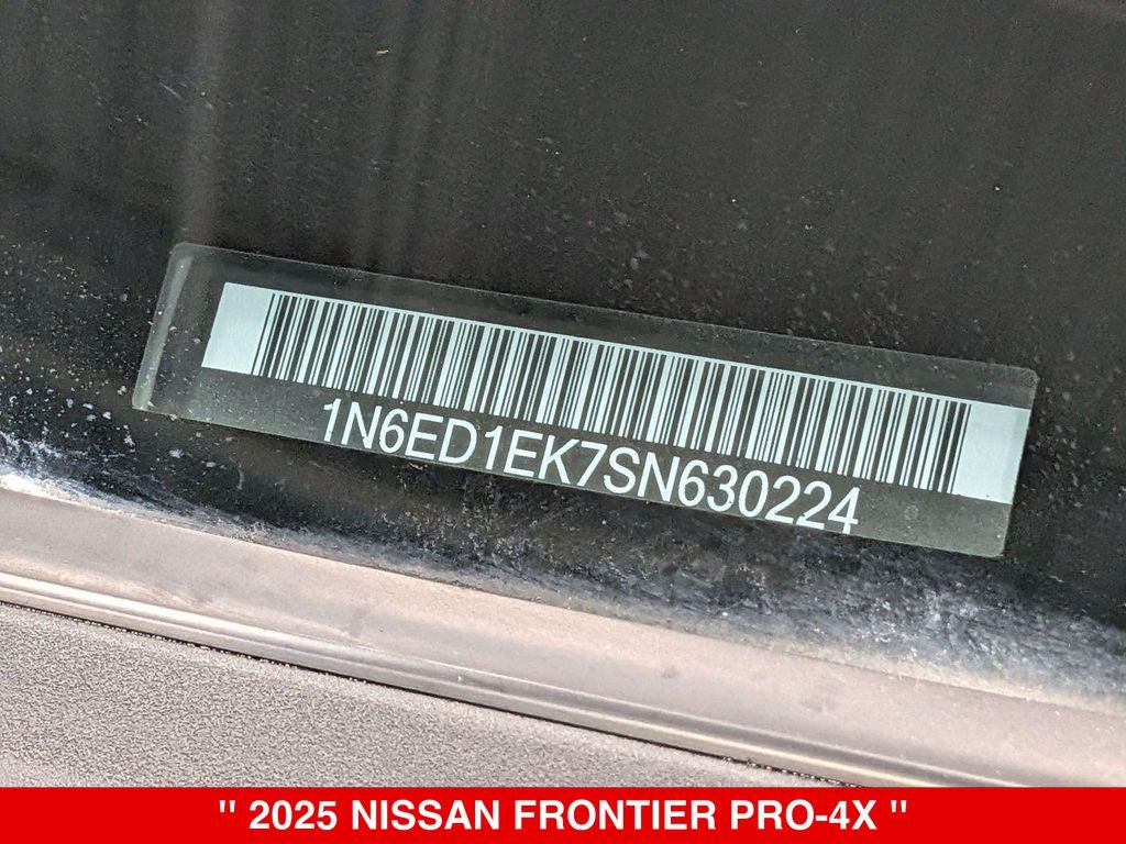 2025 Nissan Frontier Crew Cab PRO-4X®
