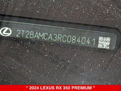 2024 Lexus RX 350 Premium