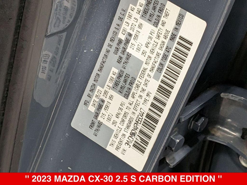 2023 Mazda Mazda CX-30 2.5 S Carbon Edition
