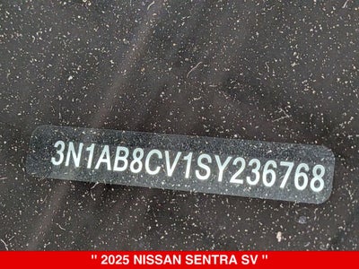 2025 Nissan Sentra SV