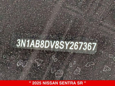 2025 Nissan Sentra SR