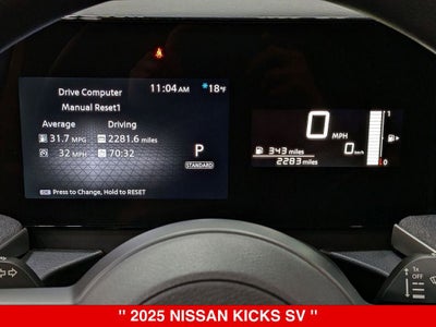 2025 Nissan Kicks SV