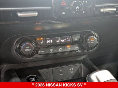 2026 Nissan Kicks SV