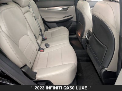 2023 INFINITI QX50 LUXE