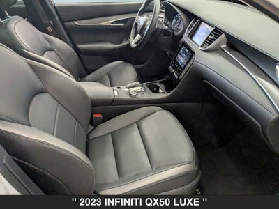2023 INFINITI QX50 LUXE