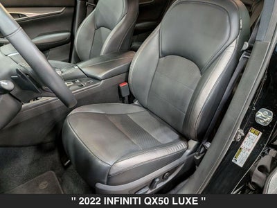 2022 INFINITI QX50 LUXE