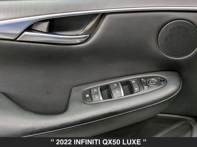 2022 INFINITI QX50 LUXE