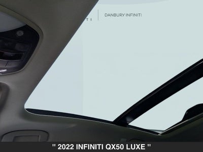 2022 INFINITI QX50 LUXE