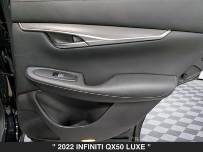2022 INFINITI QX50 LUXE