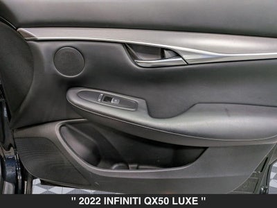 2022 INFINITI QX50 LUXE
