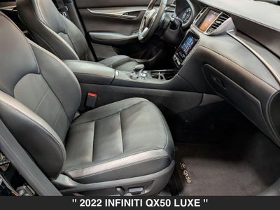 2022 INFINITI QX50 LUXE