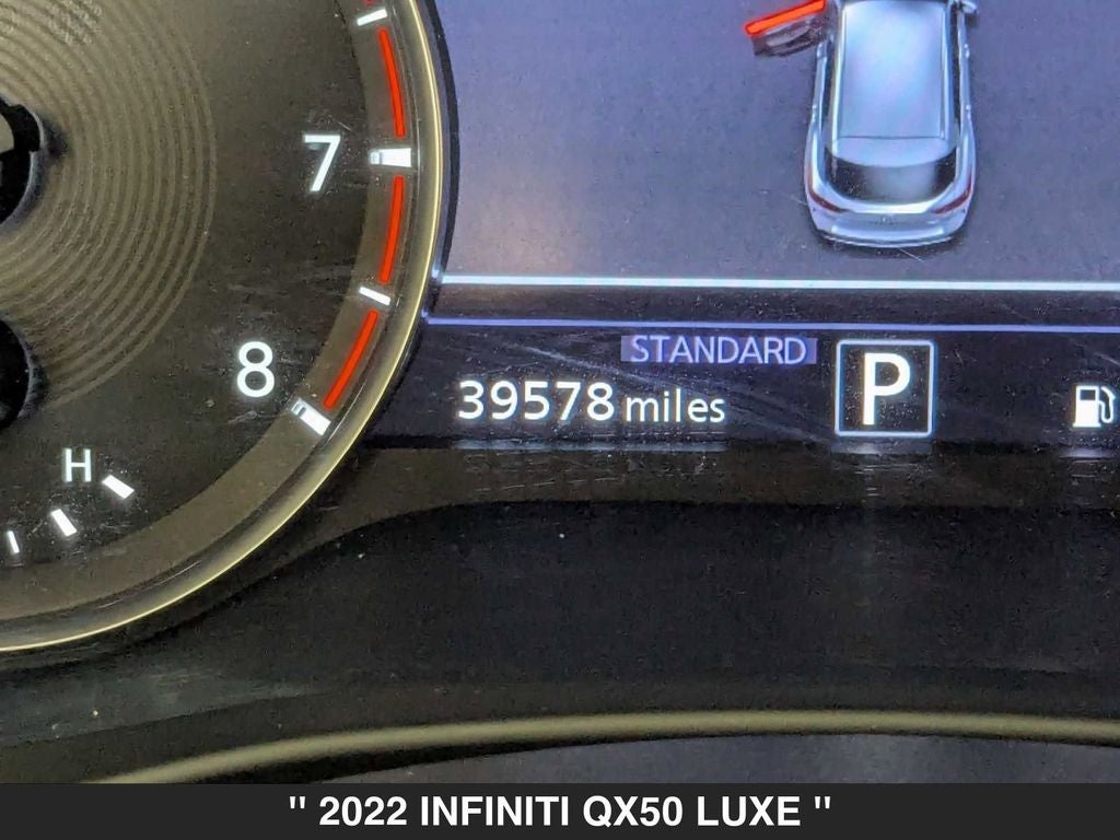 2022 INFINITI QX50 LUXE
