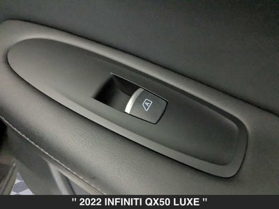 2022 INFINITI QX50 LUXE
