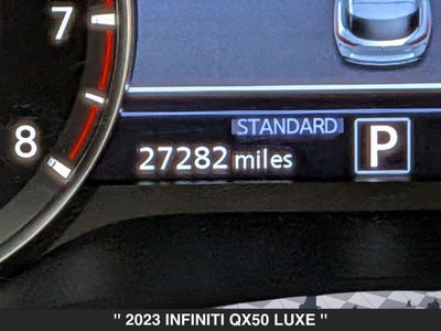 2023 INFINITI QX50 LUXE