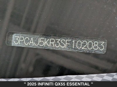 2025 INFINITI QX55 ESSENTIAL
