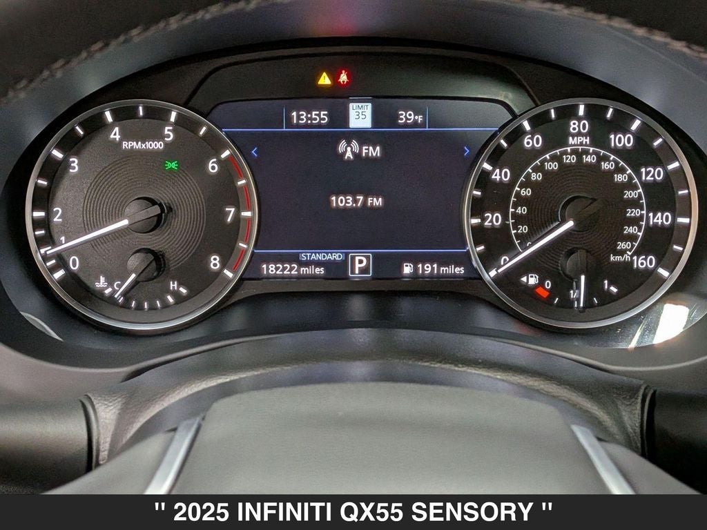 2025 INFINITI QX55 SENSORY