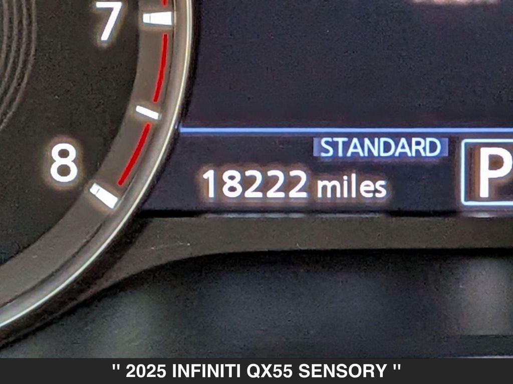 2025 INFINITI QX55 SENSORY