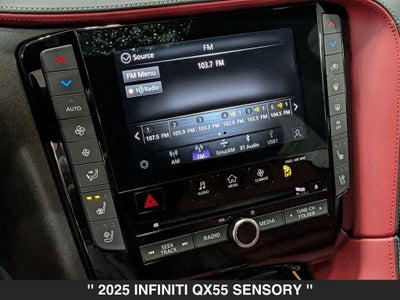 2025 INFINITI QX55 SENSORY