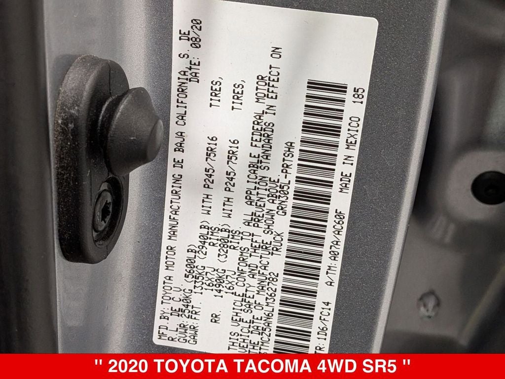 2020 Toyota Tacoma SR5 V6
