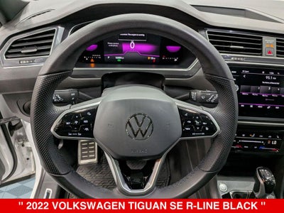2022 Volkswagen Tiguan 2.0T SE R-Line Black