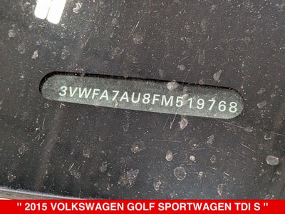 2015 Volkswagen Golf SportWagen S