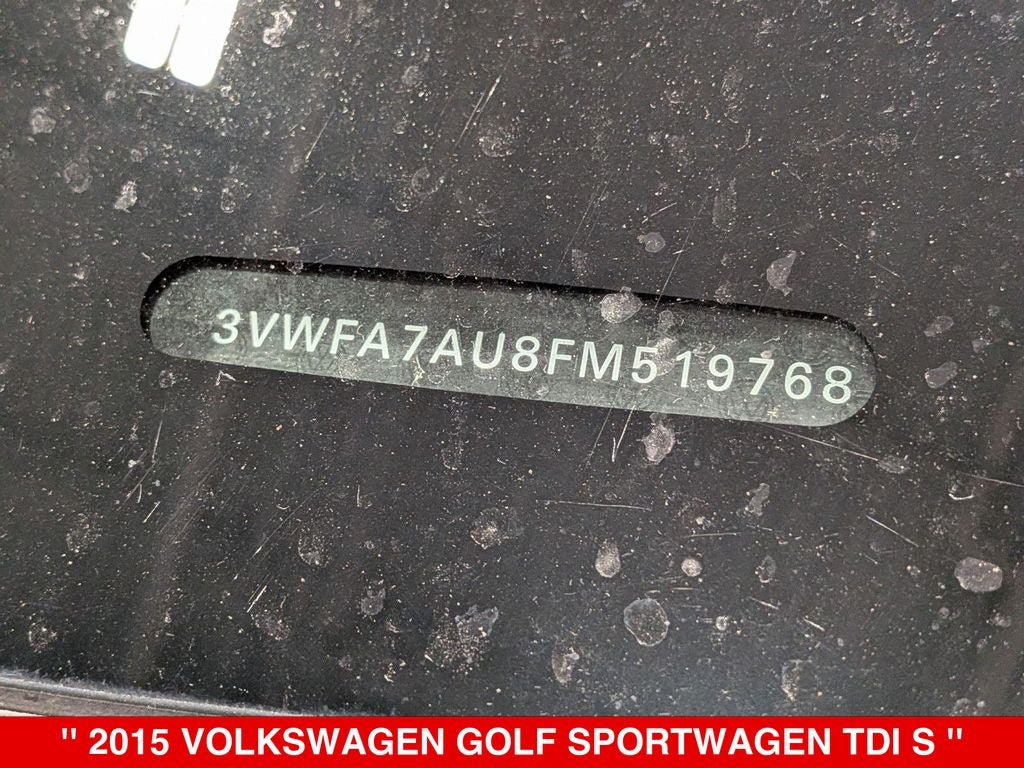 2015 Volkswagen Golf SportWagen S