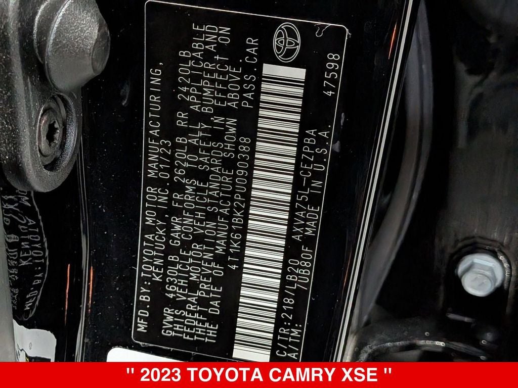 2023 Toyota Camry XSE