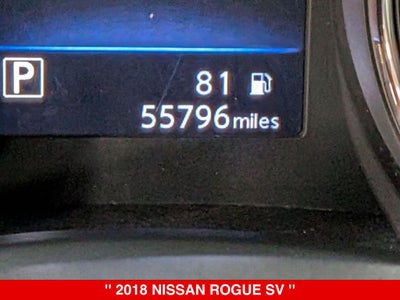 2018 Nissan Rogue SV MID NIGHT