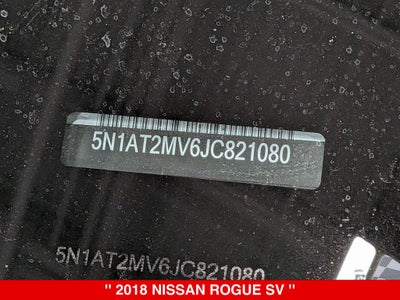 2018 Nissan Rogue SV MID NIGHT