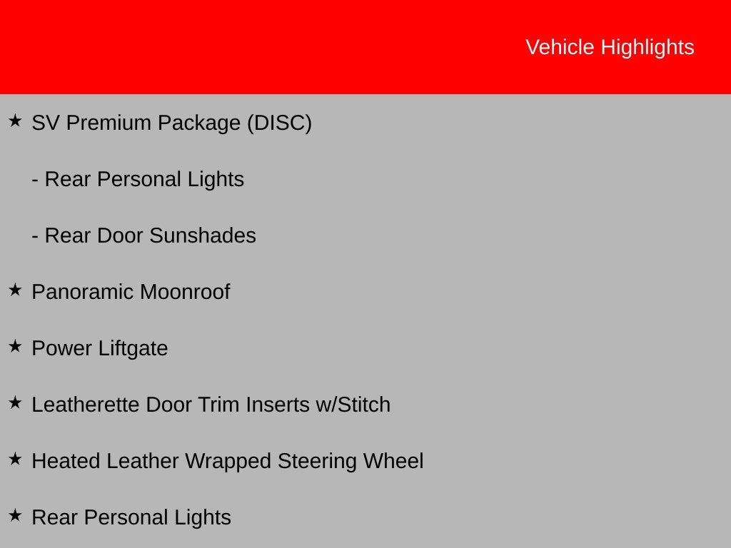 2023 Nissan Rogue SV
