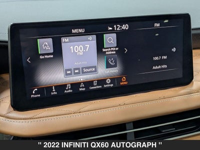 2022 INFINITI QX60 Autograph