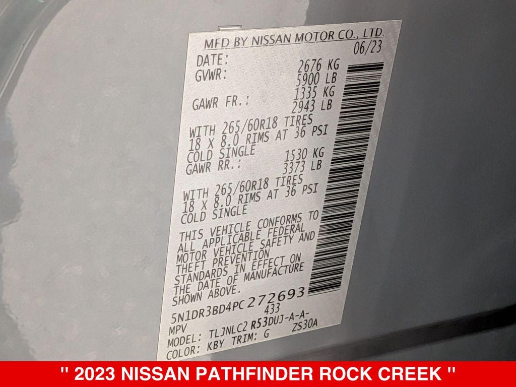 2023 Nissan Pathfinder Rock Creek