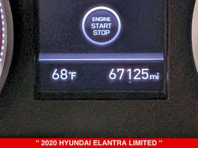 2020 Hyundai Elantra Limited