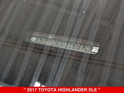 2017 Toyota Highlander XLE